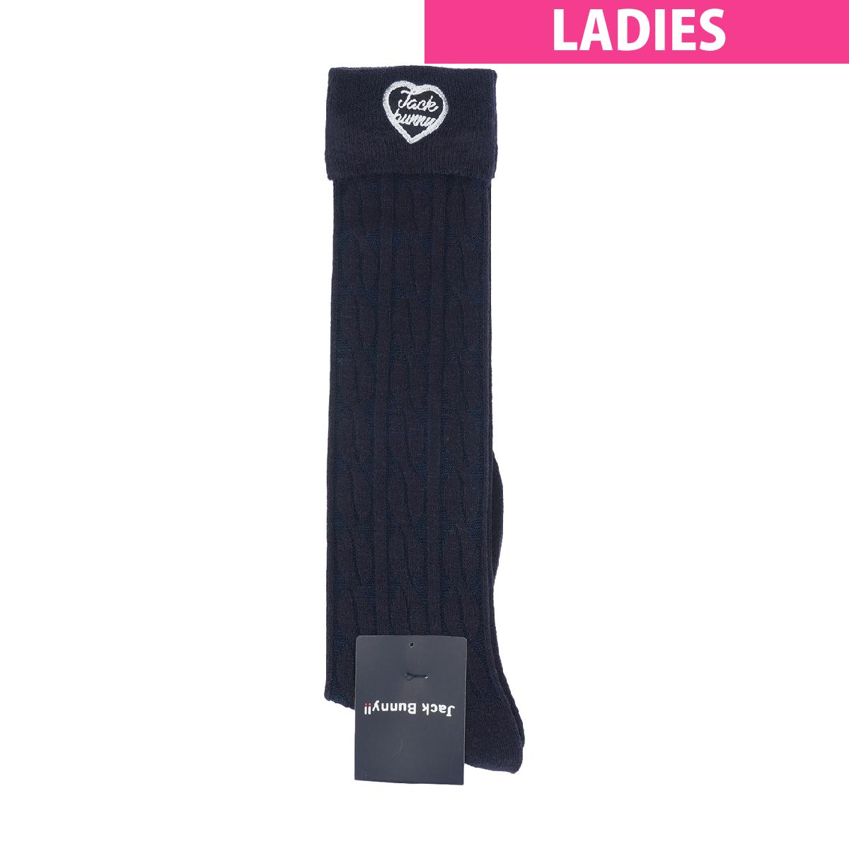 ジャックバニー　Jack Bunny!!　ケーブル折り返しソックス　レディス