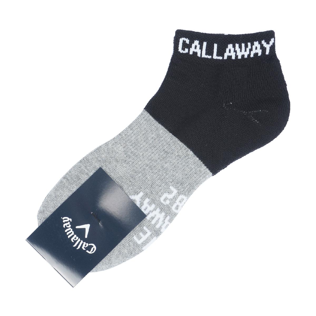 キャロウェイゴルフ　Callaway Golf　バイカラーアンクルソックス