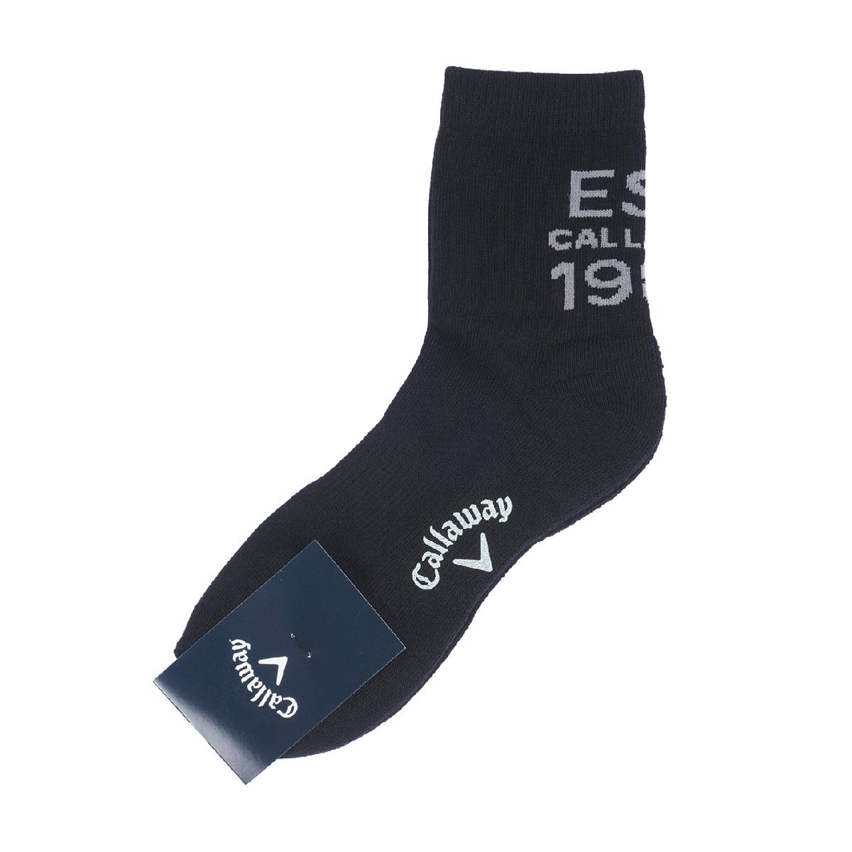 キャロウェイゴルフ　Callaway Golf　バックロゴショートソックス