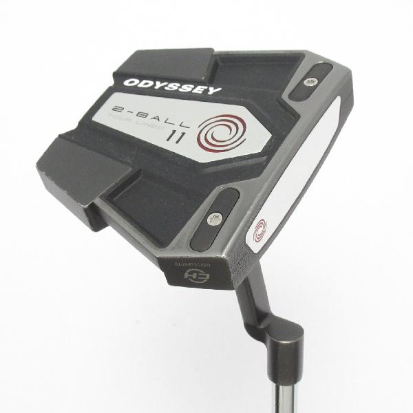 【中古】オデッセイ　ODYSSEY　2-BALL ELEVEN ツアーライン クランクネック パター カーボンスチール複合シャフト　【34】シャフト：カーボンスチール複合シャフトCランク　フレックス計測項目外　男性用 メンズ用　右用