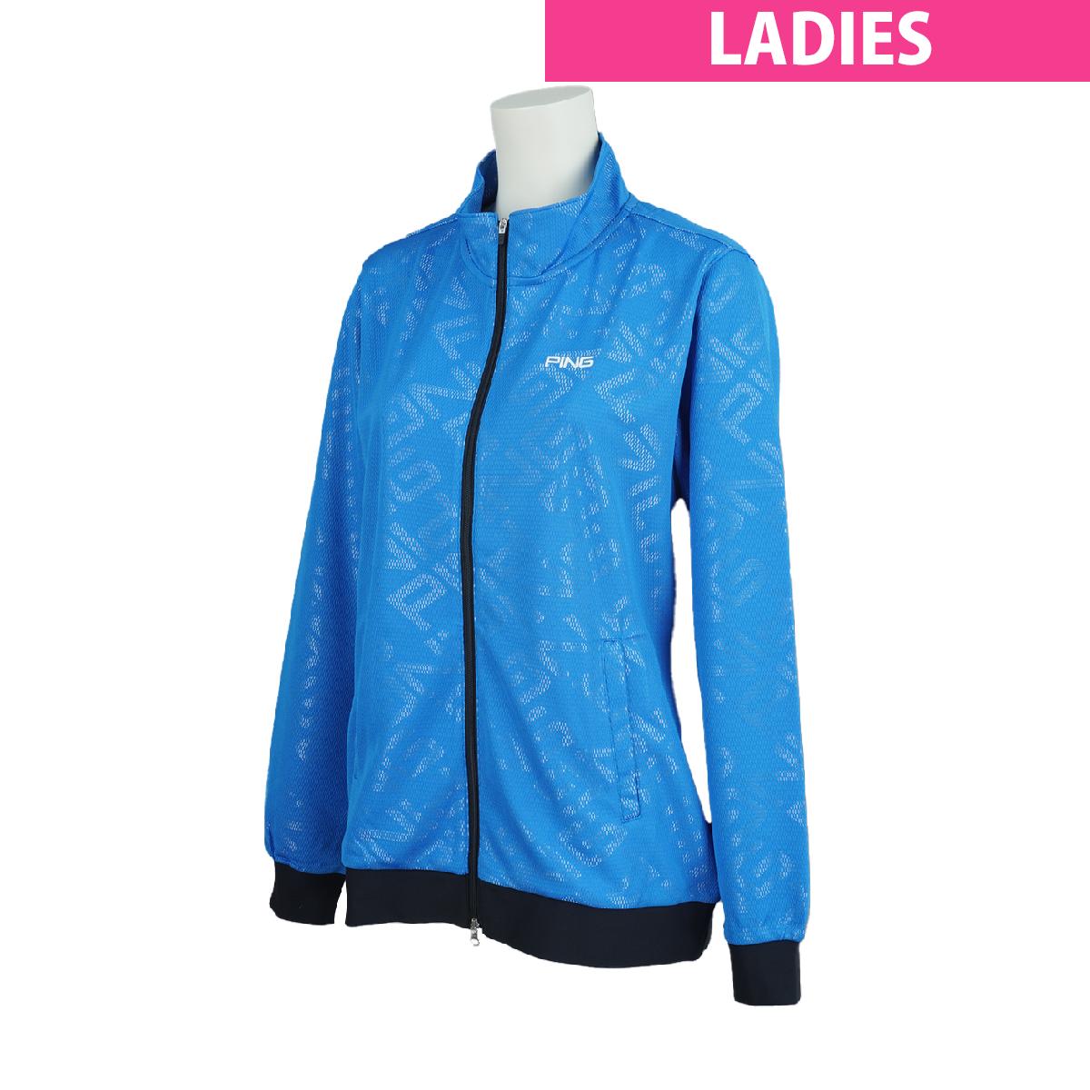 ピン　PING　ラインロゴジャガードブルゾン　レディス