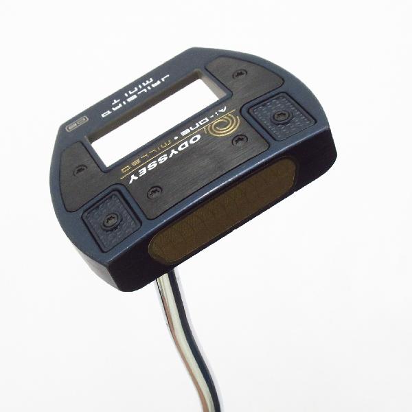 【中古】オデッセイ　AI-ONE MILLED　Ai-ONE MILLED JAILBIRD MINI T VERSA90 DB パター スチールシャフト　【34】シャフト：スチールシャフトCランク　フレックス計測項目外　男性用 メンズ用　右用