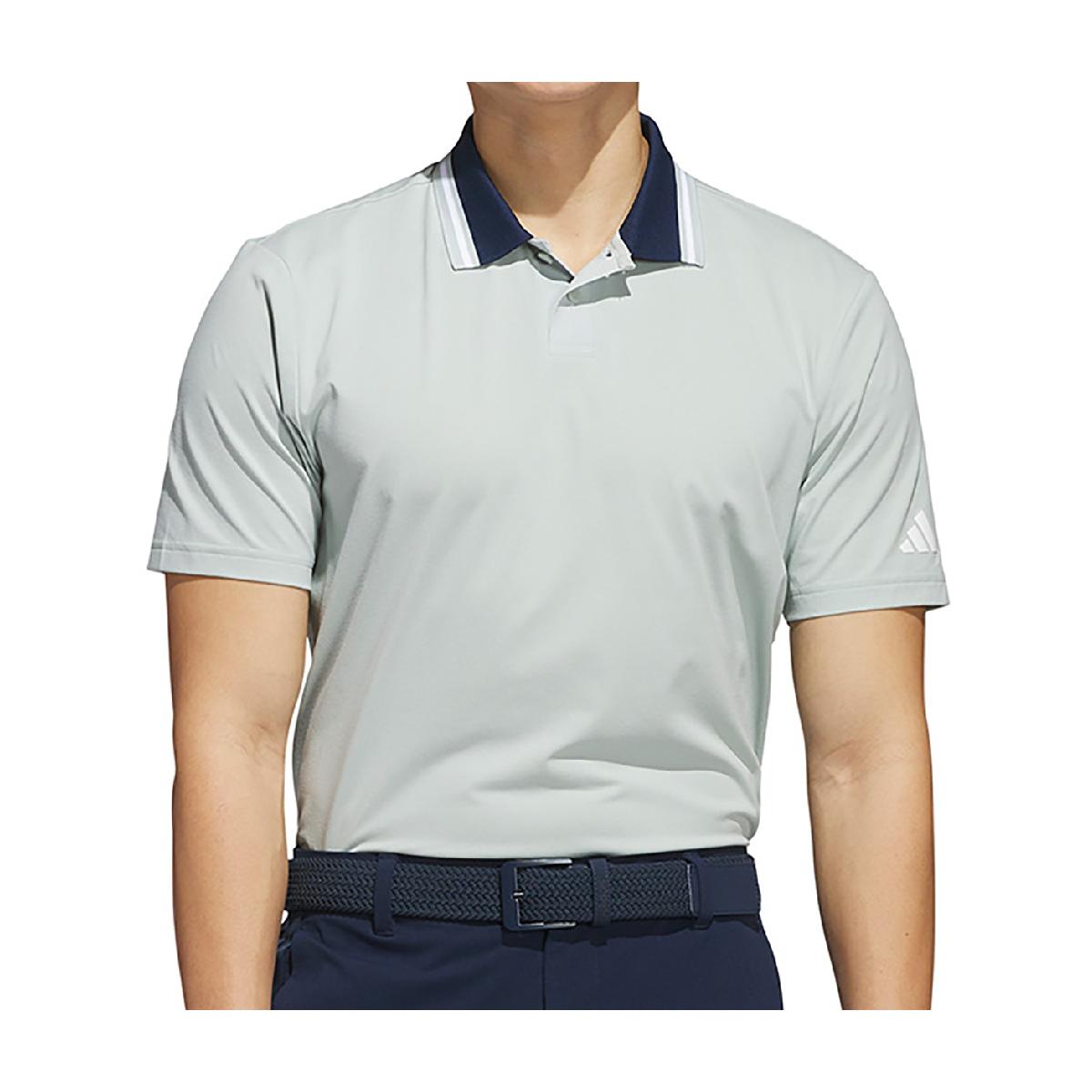 アディダス Adidas ビヨンド ザ コース ストレッチ ツイストニット ツーボタン 半袖スキッパーシャツ