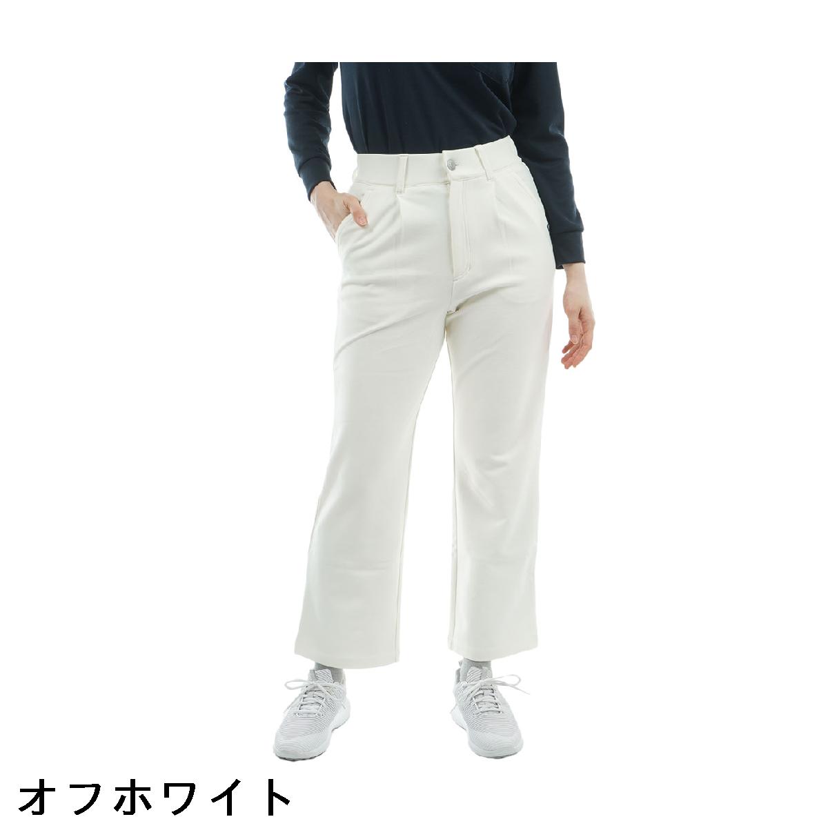 フィラ　FILA　裏起毛ストレッチ ワンタックワイドパンツ　レディス