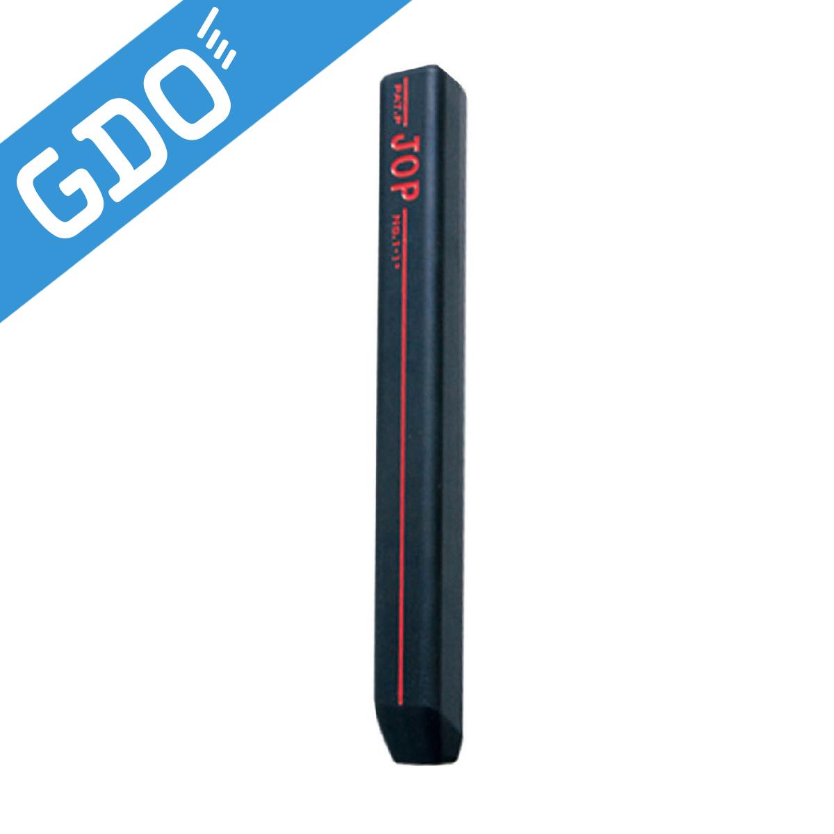 パターグリップ ラージジョップ / JOP商品の特徴ピン アンサー2タイプのパターにJOP Gripを装着すると。・グリップがパターフェース中央に向いているためボールを打ったときの捻りトルクが発生しません。・ノーマルのGrip装着時よりシャフトが立ち、ロングシャフトパターと同様にトウダウンが減少します。・フェースバランスのパターと比較して視認性が向上し、更にテークバックでフェースがかぶりにくいので、ボールの引っ掛け防止になります。・一体成型の握りやすい形状と重さ、左右の平らな面によりパターフェース面のコントロール性が優れています。・グリップ中央のラインを長く設定してあります。そのためグリップ装着時にグリップの捻れが確認でき、パターフェイス面中央にぴったりと合わせることが出来ます。・ノーマルのGripを装着した場合と比較して、パター全体の重心位置が手元側に110mm近くなりますので、スムーズなストロークができます。シャフトに対して任意の角度でグリップの向きを設定できます。・ピン アンサー2タイプのパターでは角度1°のJOP Gripを装着するとGripの延長線上がボールのヒッティングポイントに向きます。(シャフト延長線上とフェース面との交錯点から15mm)素材合成ゴム高度ショアA50°重さ185±5g製造国日本タイプパター用