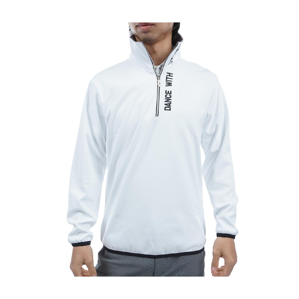 ダンスウィズドラゴン　Dance With Dragon　裏起毛 ストレッチ ウインドプルーフ Wジップモックトレーナー