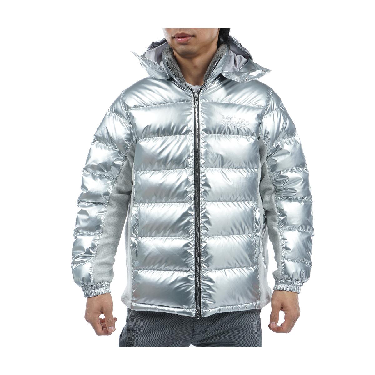 ダンスウィズドラゴン　Dance With Dragon　ストレッチ メタリックタフタダウン ジャケット