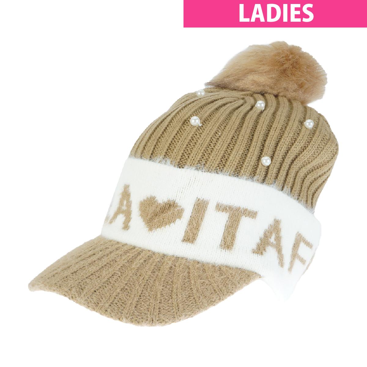 フィラ　FILA　ニットキャップ　レディス