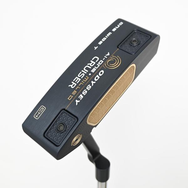 【中古】オデッセイ　AI-ONE　Ai-ONE MILLED CRUISER ONE WIDE T CH パター スチールシャフト　【38】シャフト：スチールシャフトCランク　フレックス計測項目外　男性用 メンズ用　右用