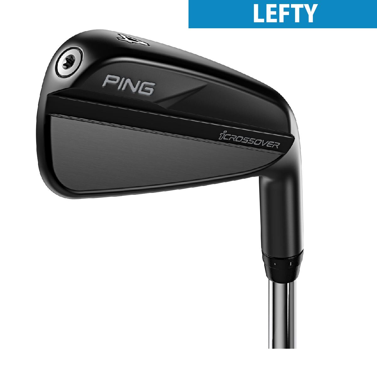 ピン I SERIES i クロスオーバー ハイドロパールマットブラック仕上げ PING TOUR 2.0 CHROME 85 レフティシャフト：PING TOUR 2.0 CHROME 85