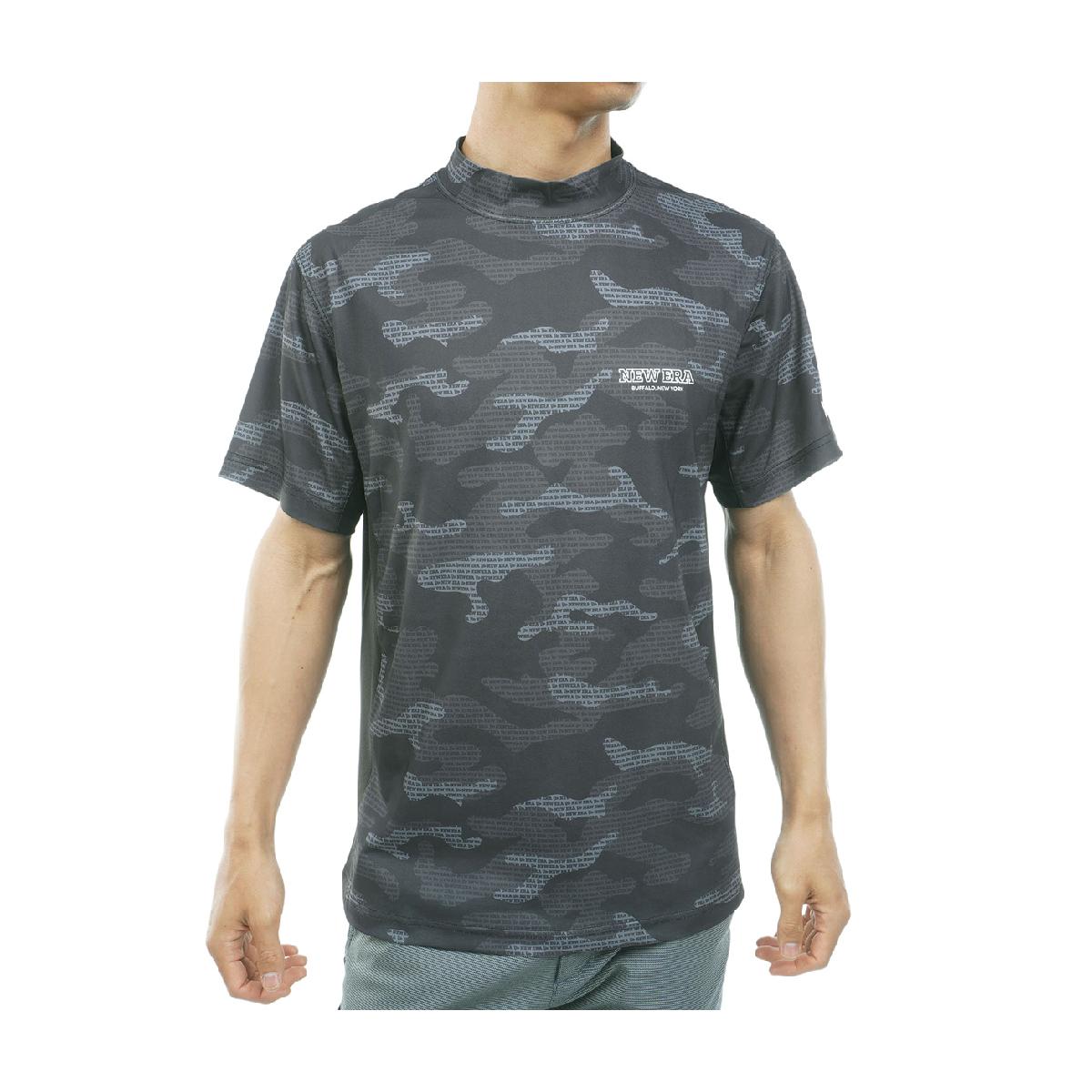 ニューエラ　NEW ERA GOLF　GF CAMO ミッドネック半袖Tシャツ