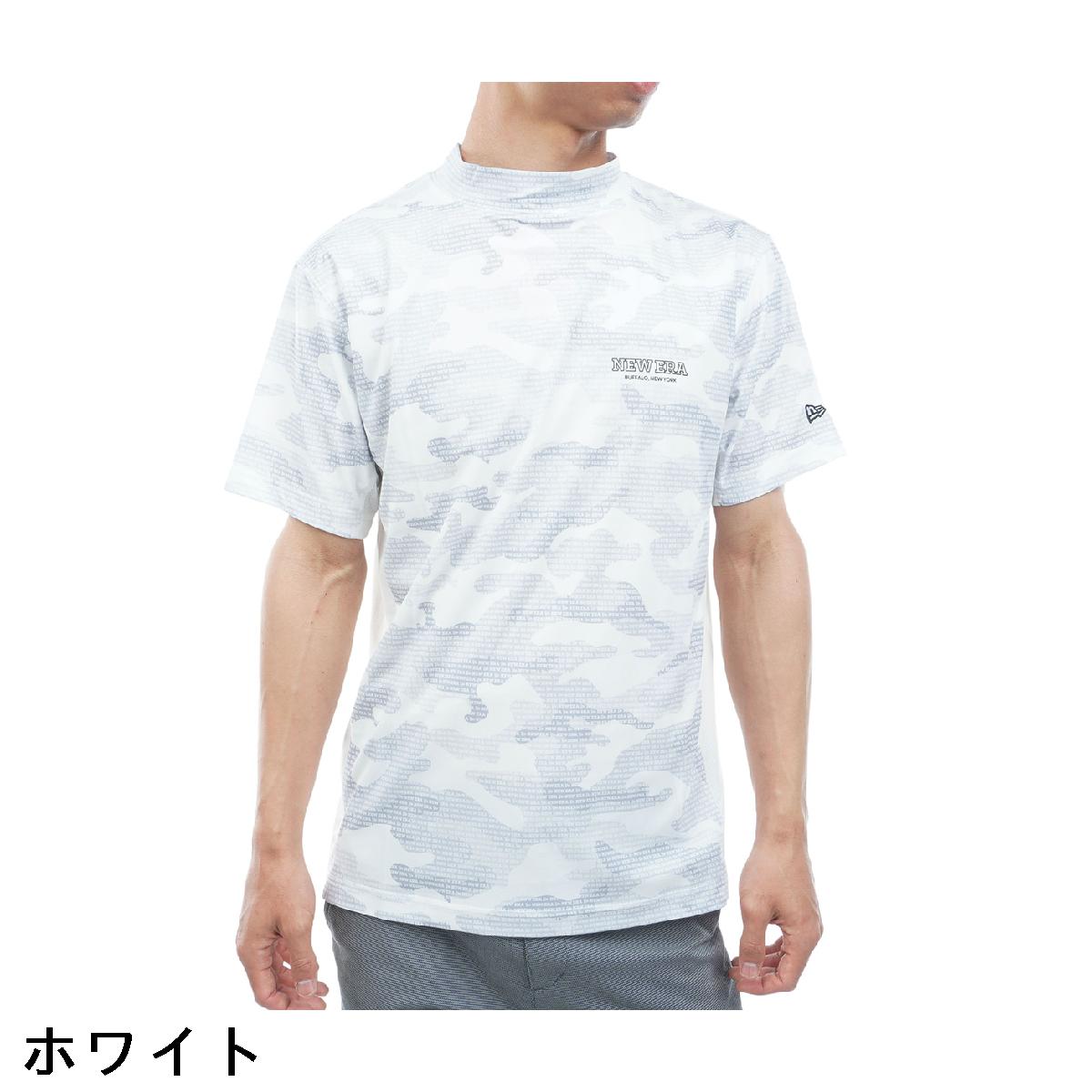 ニューエラ　NEW ERA GOLF　GF CAMO ミッドネック半袖Tシャツ