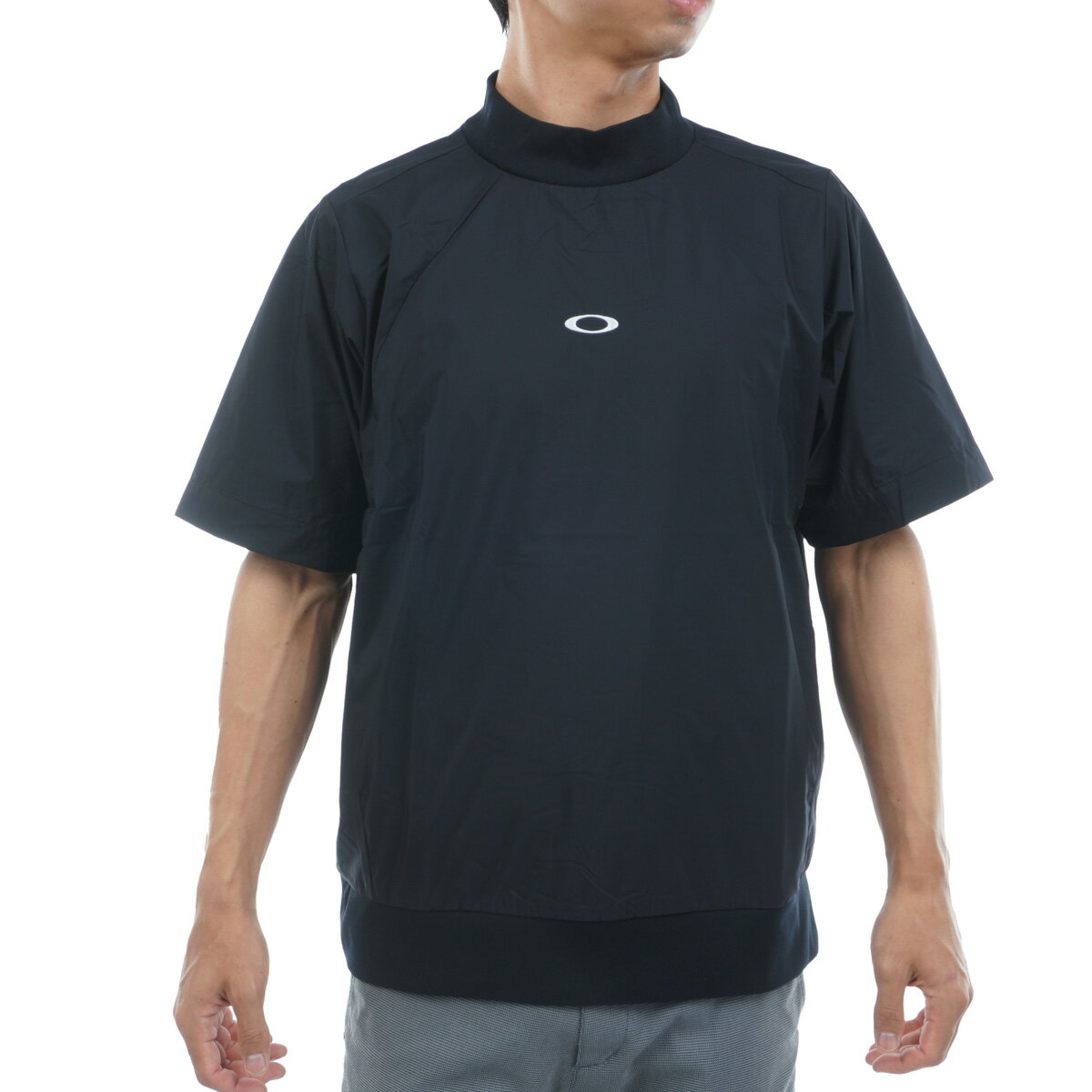 オークリー　OAKLEY　OAKLEY 2.0 ストレッチ モックネック半袖プルオーバージャケット