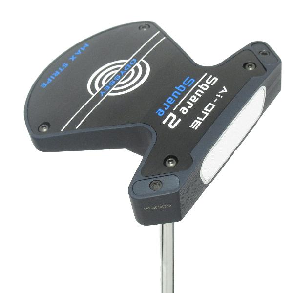 【中古】オデッセイ　AI-ONE　Ai-ONE Square 2 Square MAX STRIPE パター スチールシャフト　【34】シャフト：スチールシャフトBランク　フレックス計測項目外　男性用 メンズ用　右用