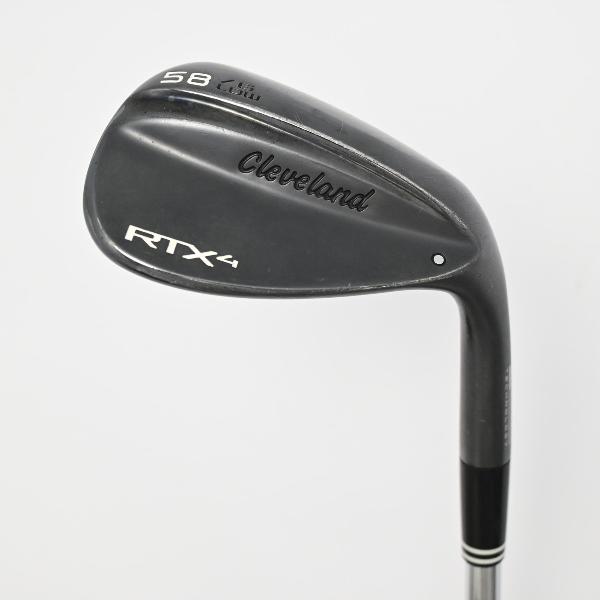 【中古】クリーブランド RTX RTX4 ブラックサテン仕上げ ウェッジ スチールシャフト 【58-06】シャフト：スチールシャフトCDランク フレックス判別不能 男性用 メンズ用 右用