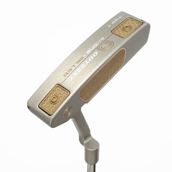 【中古】オデッセイ　AI-ONE MILLED　Ai-ONE MILLED SILVER TWO T CH パター スチールシャフト　【34】シャフト：スチールシャフトCランク　フレックス計測項目外　男性用 メンズ用　右用