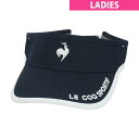 ルコックスポルティフ ゴルフ Le coq sportif GOLF イヤーカーブサンバイザー レディス