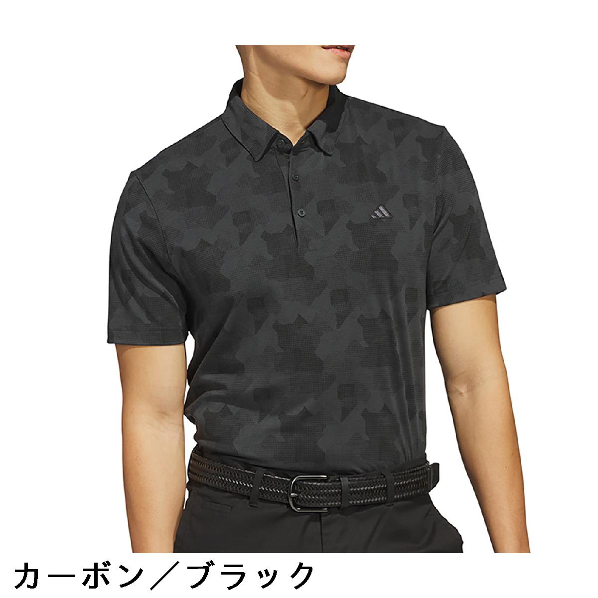 アディダス　Adidas　ビヨンド ザ コース ストレッチ グラデーショングラフィック 半袖ポロシャツ