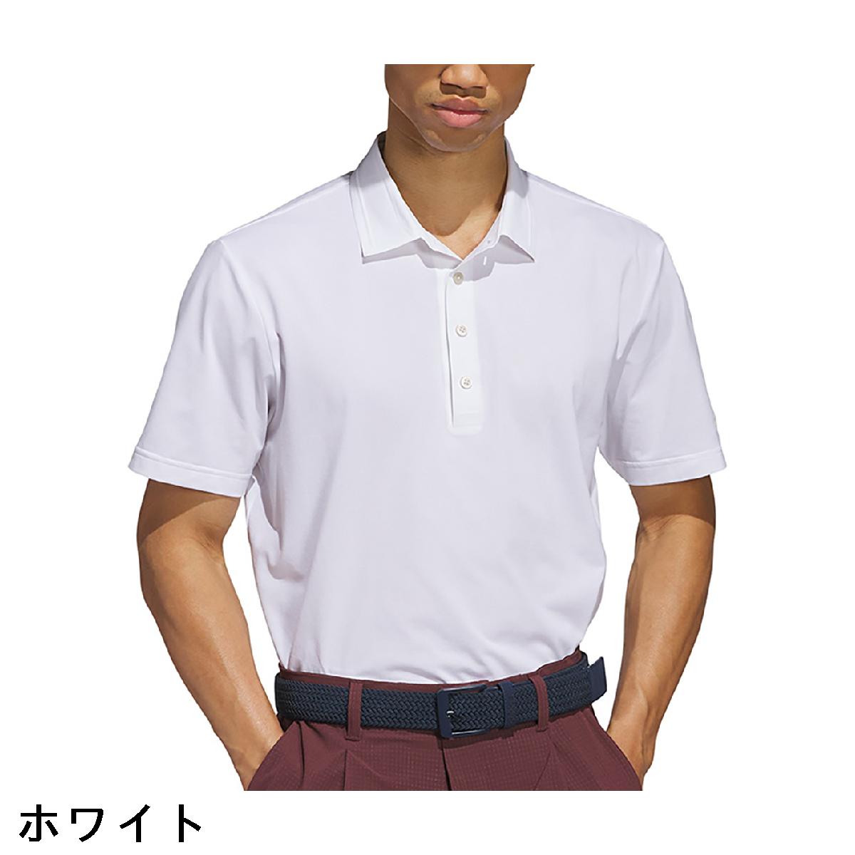 アディダス　Adidas　ストレッチ ツイストニット 半袖ポロシャツ