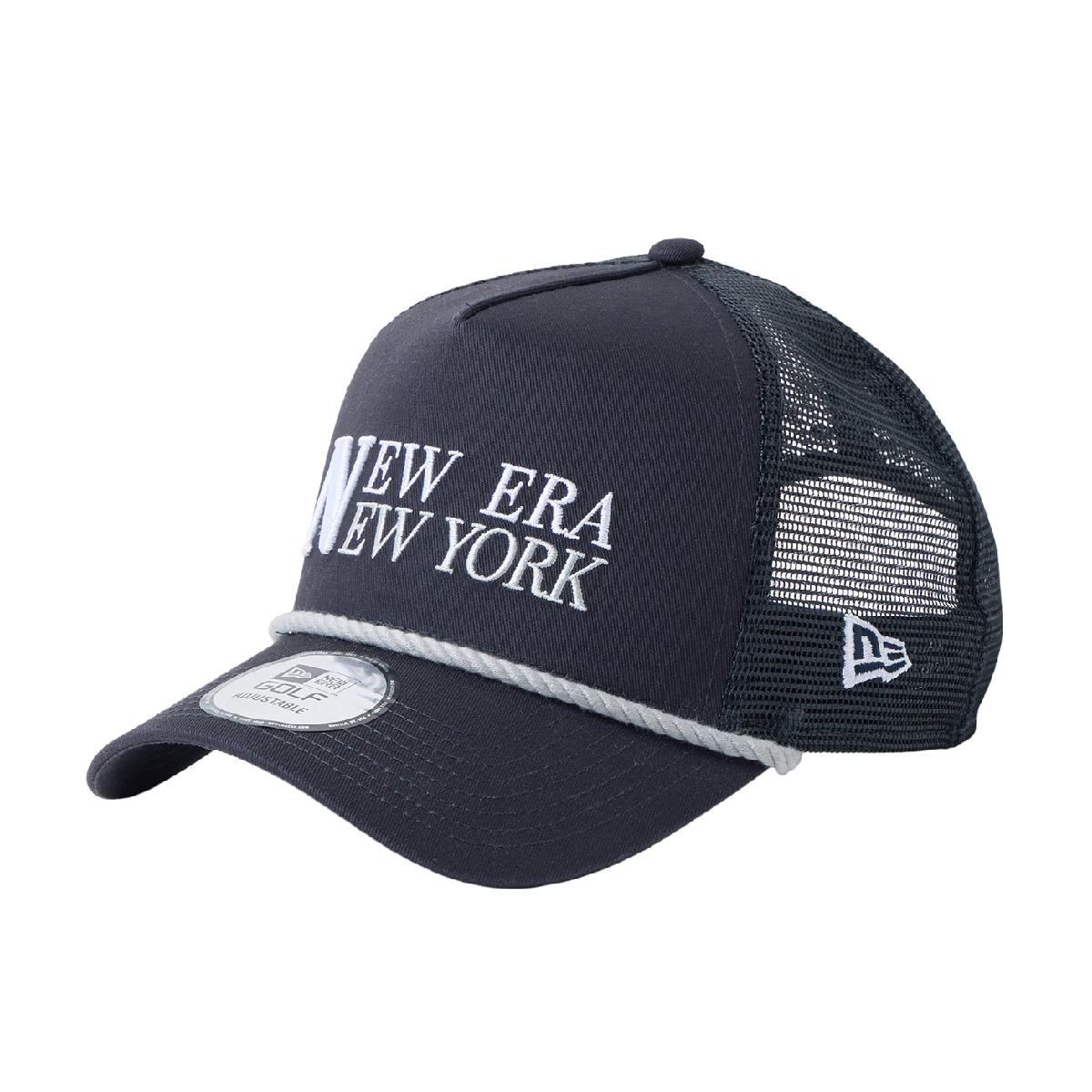 GF 940AFTR ROPE キャップニューエラ / NEW ERA GOLF商品の特徴バイザー部分にロープディテールをあしらい、シンプルな中に個性が光るデザイン・ナチュラルな風合いのコットン素材を使用し、柔らかで快適な被り心地を実現・ミニマルなシルエットにアクセントを加え、ゴルフシーンから日常まで幅広く対応・スウェットバンドには抗菌効果を持つ「MICROERA&trade;」を採用し、清潔さと快適性をキープ素材フロント・つば部分：綿／メッシュ部分：ポリエステル機能抗菌サイズバリエーションフリー(56.8-60.6cm)、サイズ調整可対象メンズ製造国中国シーズン2026年モデルssnew