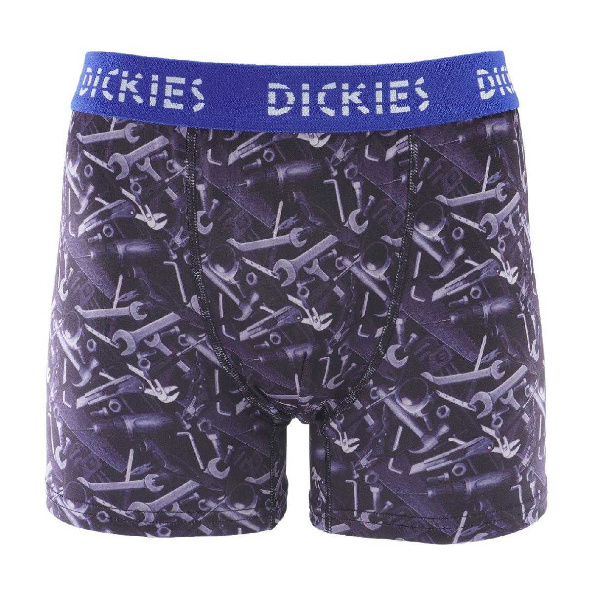 前閉じボクサーパンツディッキーズ / Dickies商品の特徴無骨でクール、Dickiesらしさ全開。工具モチーフを全面に散りばめた、存在感のある総柄デザインの前閉じアウトゴムボクサー。ベーシックな無地では物足りない方に向けた、主役級の1枚です。どちらの色もモノトーンベースで使いやすく、柄物でも取り入れやすいバランスに仕上がっています。ウエストはロゴ入りゴム仕様で、見えない部分まで抜かりないデザイン。前閉じ仕様で日常使いしやすく、洗い替え用の複数買いにもおすすめです。「今日はシンプル」ではなく「今日は16464」を選びたくなる、気分を上げる総柄ボクサーです。素材身生地：ポリエステル90％、ポリウレタン10％／ウエストゴム部分：ポリエステル100％サイズバリエーションM、L、LL対象メンズ製造国中国シーズン2026年春夏モデル【メーカー公表推奨サイズ】(cm)M：胴囲76-84L：胴囲84-94LL：胴囲94-104【メーカー公表実寸サイズ】(cm)M：ウエスト66L：ウエスト70LL：ウエスト74ssnew