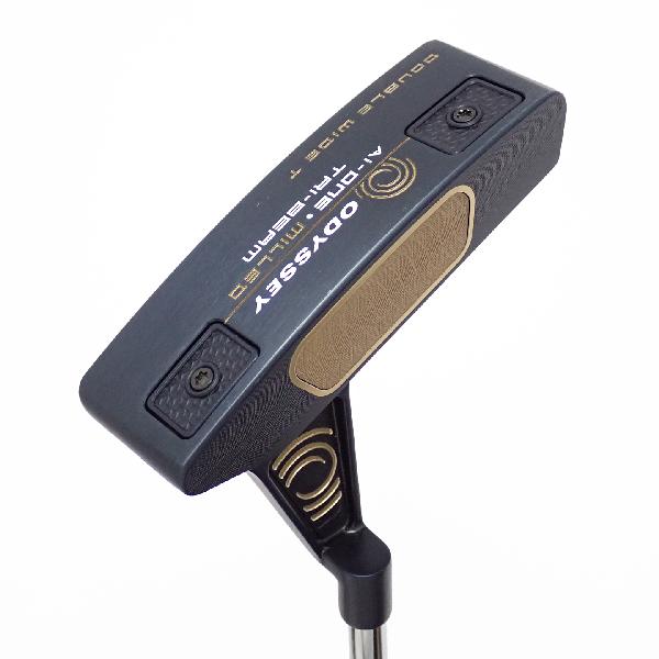 【中古】オデッセイ　AI-ONE MILLED　Ai-ONE MILLED TRI-BEAM DOUBLE WIDE T CH パター スチールシャフト　【34】シャフト：スチールシャフトCランク　フレックス計測項目外　男性用 メンズ用　右用
