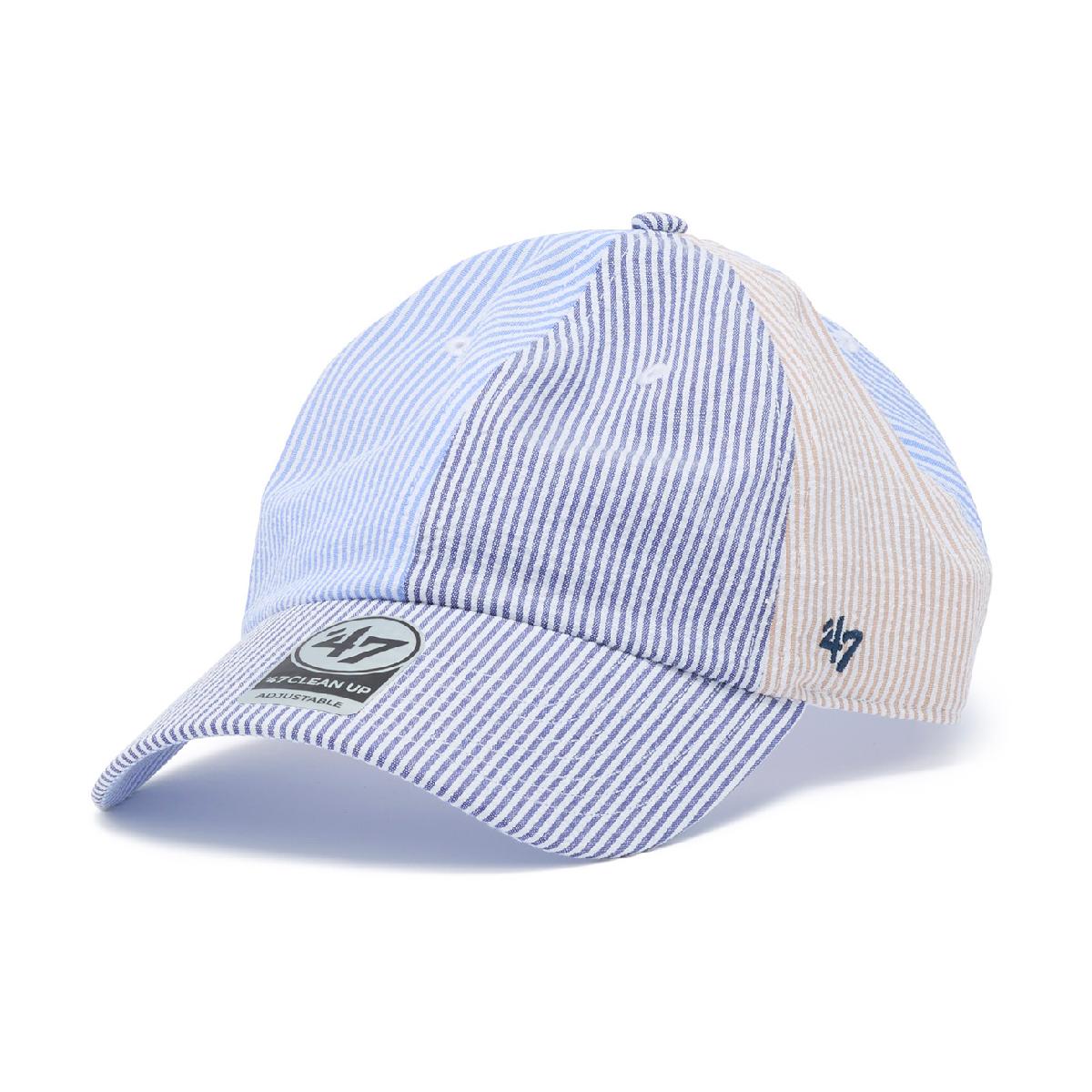 47A CLPNL-SRSC キャップフォーティーセブン / FORTY SEVEN商品の特徴・薄手のシアサッカー生地を採用したコレクション・パネルごとに配色を変えたクレイジーパターン素材本体：ポリエステル、綿サイズバリエーションフリー(約55-61cm)、サイズ調整可対象ユニセックス製造国中国シーズン2026年モデルssnew
