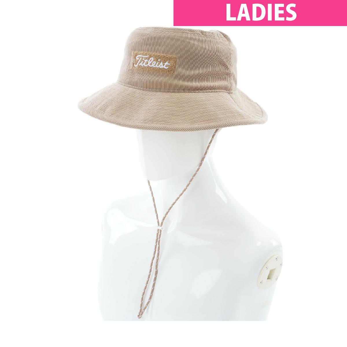 タイトリスト　TITLEIST　コーデュロイ バケットハット　レディス