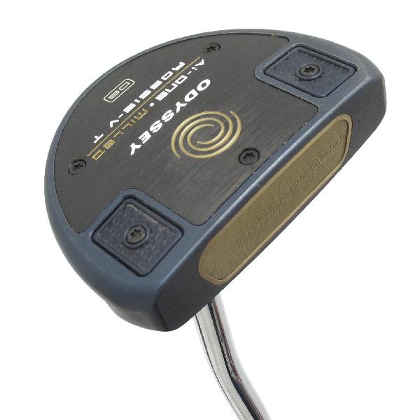 【中古】オデッセイ　AI-ONE MILLED　Ai-ONE MILLED ROSSIE-V T DB パター スチールシャフト　【34】シャフト：スチールシャフトCランク　フレックス計測項目外　男性用 メンズ用　右用