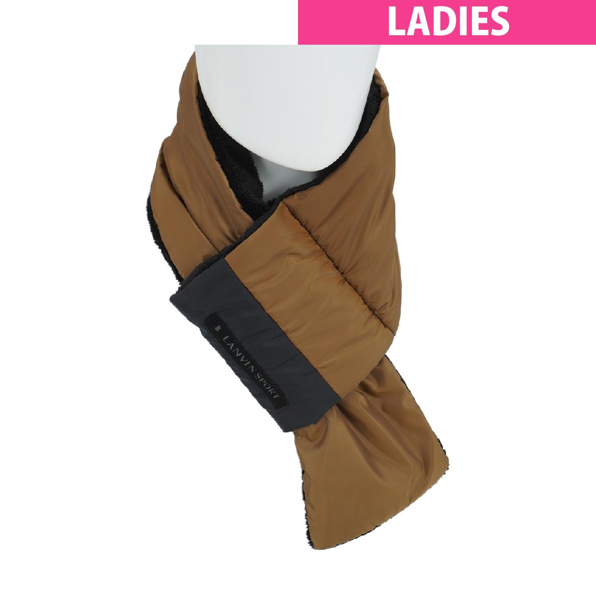 ランバン スポール　LANVIN SPORT　保温コンパクトマフラー　レディス