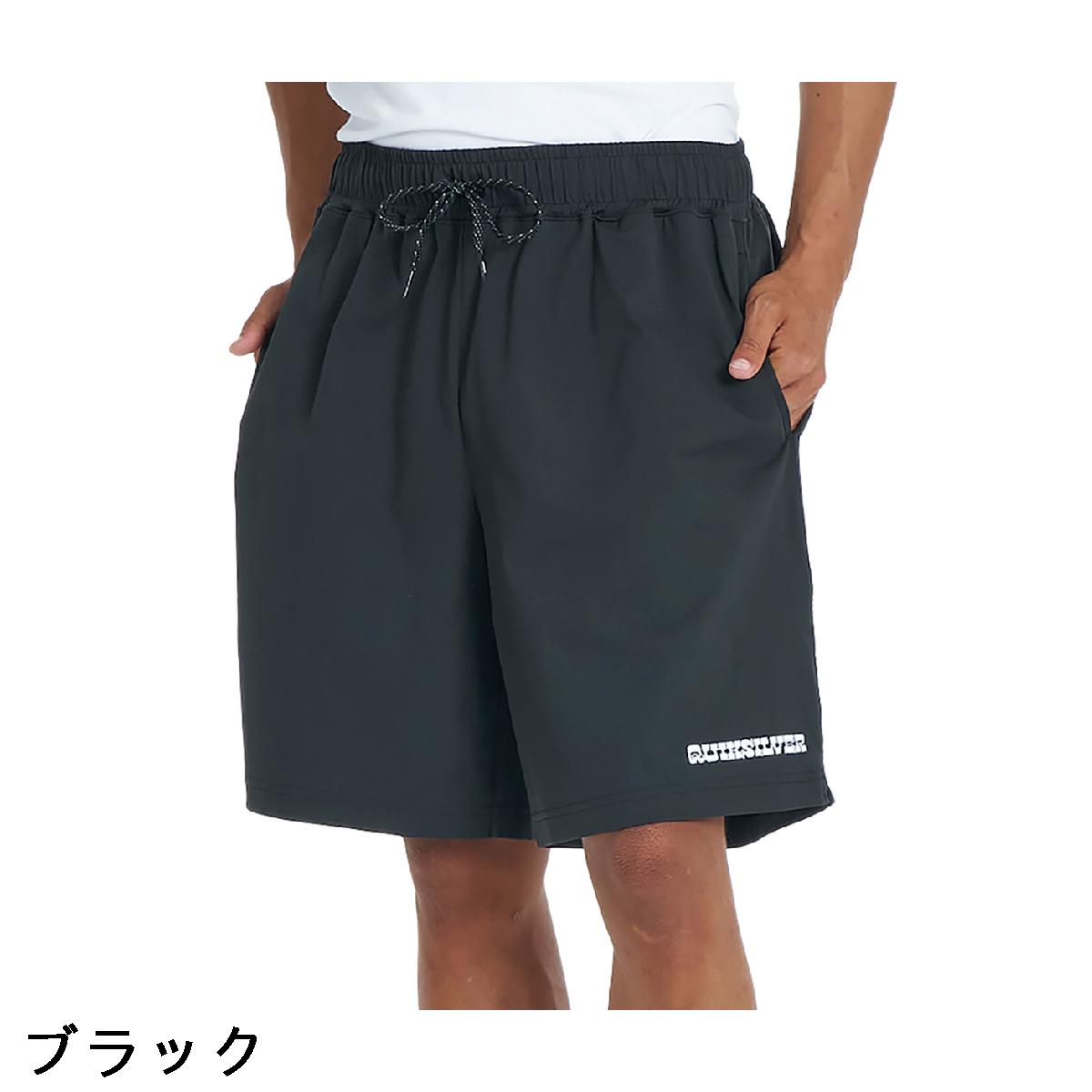 クイックシルバー　QUIKSILVER　ストレッチ サインバギー ハーフパンツ