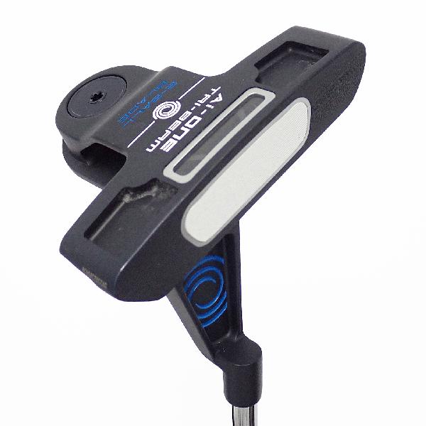 【中古】オデッセイ　AI-ONE　Ai-ONE TRI-BEAM 2-BALL BLADE パター スチールシャフト　【34】シャフト：スチールシャフトCランク　フレックス計測項目外　男性用 メンズ用　右用