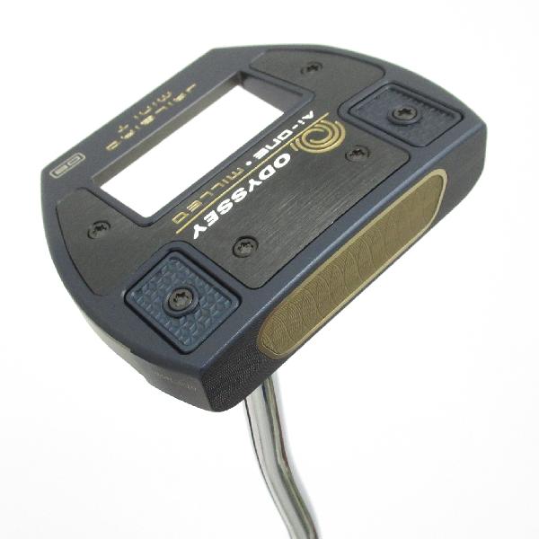 WOSS - 【中古】オデッセイ　AI-ONE MILLED　Ai-ONE MILLED JAILBIRD MINI T DB パター スチールシャフト　【34】シャフト：スチールシャフトBランク　フレックス計測項目外　男性用 メンズ用　右用