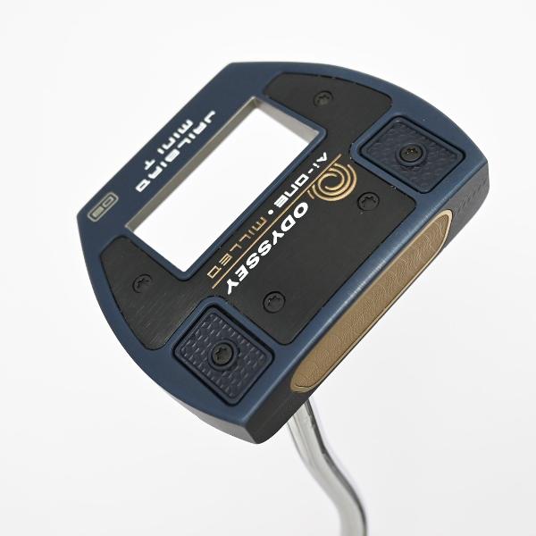 【中古】オデッセイ　AI-ONE MILLED　Ai-ONE MILLED JAILBIRD MINI T VERSA90 DB パター スチールシャフト　【34】シャフト：スチールシャフトCDランク　フレックス計測項目外　男性用 メンズ用　右用