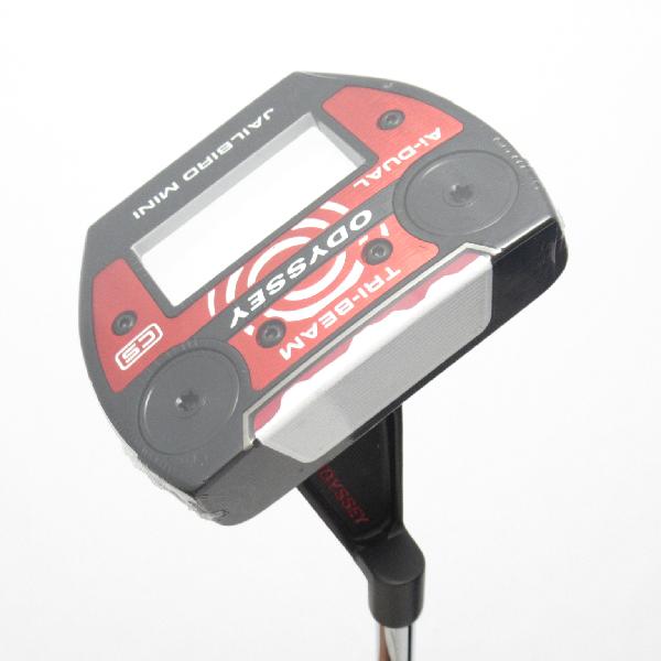 【中古】オデッセイ　Ai-DUAL　Ai-DUAL TRI-BEAM JAILBIRD MINI CS パター スチールシャフト　【33】シャフト：スチールシャフトAランク　フレックス計測項目外　男性用 メンズ用　右用