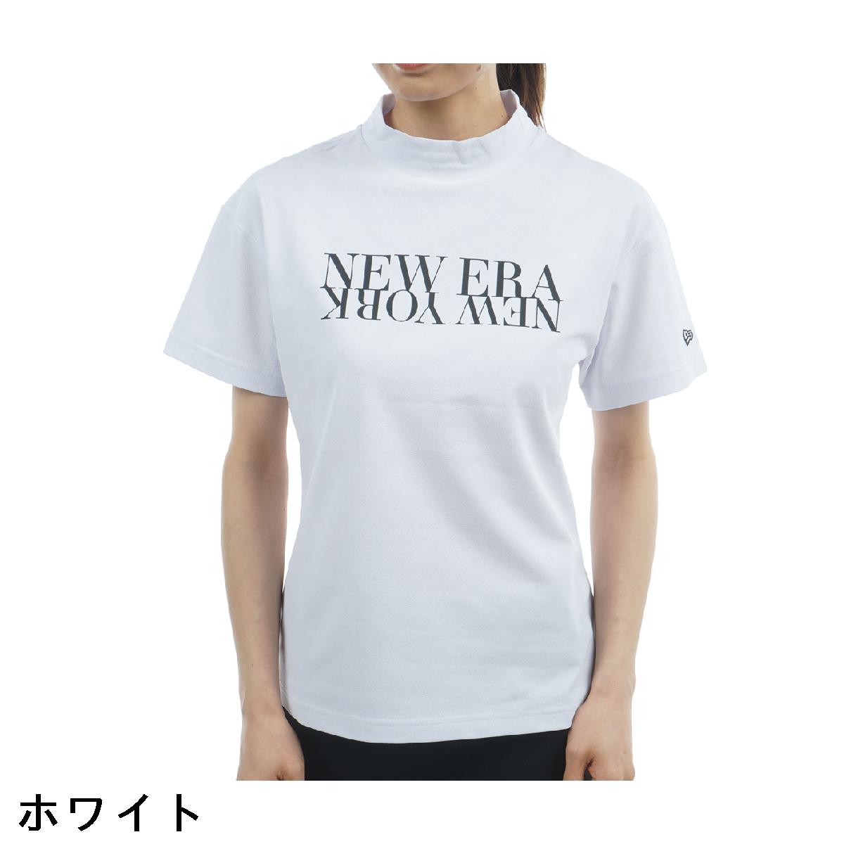 ニューエラ　NEW ERA GOLF　ストレッチ GFW NENY 261 ミッドネック 半袖Tシャツ　レディス