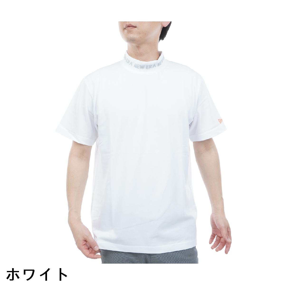 ニューエラ　NEW ERA GOLF　ストレッチ GF ジャカード ロゴ 261 ミッドネック半袖T...