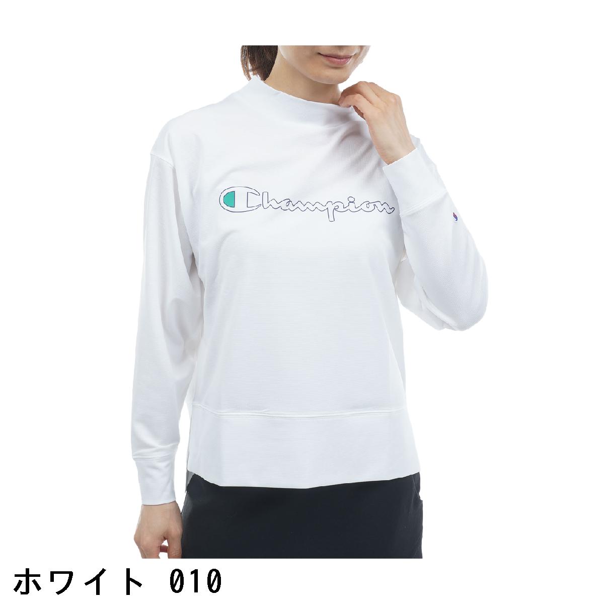 チャンピオンゴルフ　Champion GOLF　グリッドライトジャージー 長袖モックネックシャツ　レディス