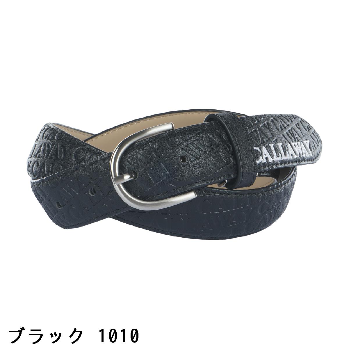 キャロウェイゴルフ　Callaway Golf　ロゴエンボスベルト　レディス