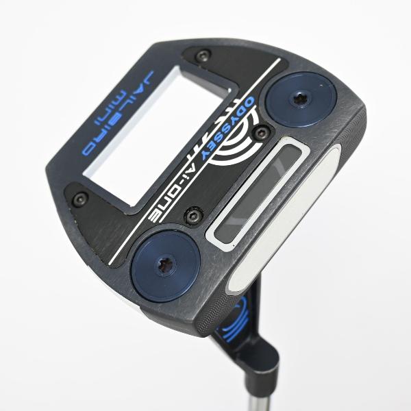 【中古】オデッセイ　AI-ONE　Ai-ONE TRI-BEAM JAILBIRD MINI パター スチールシャフト　【34】シャフト：スチールシャフトCランク　フレックス計測項目外　男性用 メンズ用　右用