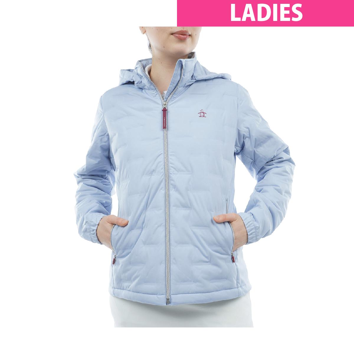 マンシングウェア　Munsingwear　ストレッチ HEAT NAVI ARTECH SHELL 中綿ブルゾン　レディス