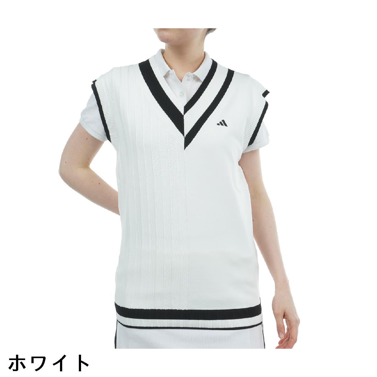 アディダス　Adidas　マルチパターン Vネックベスト　レディス
