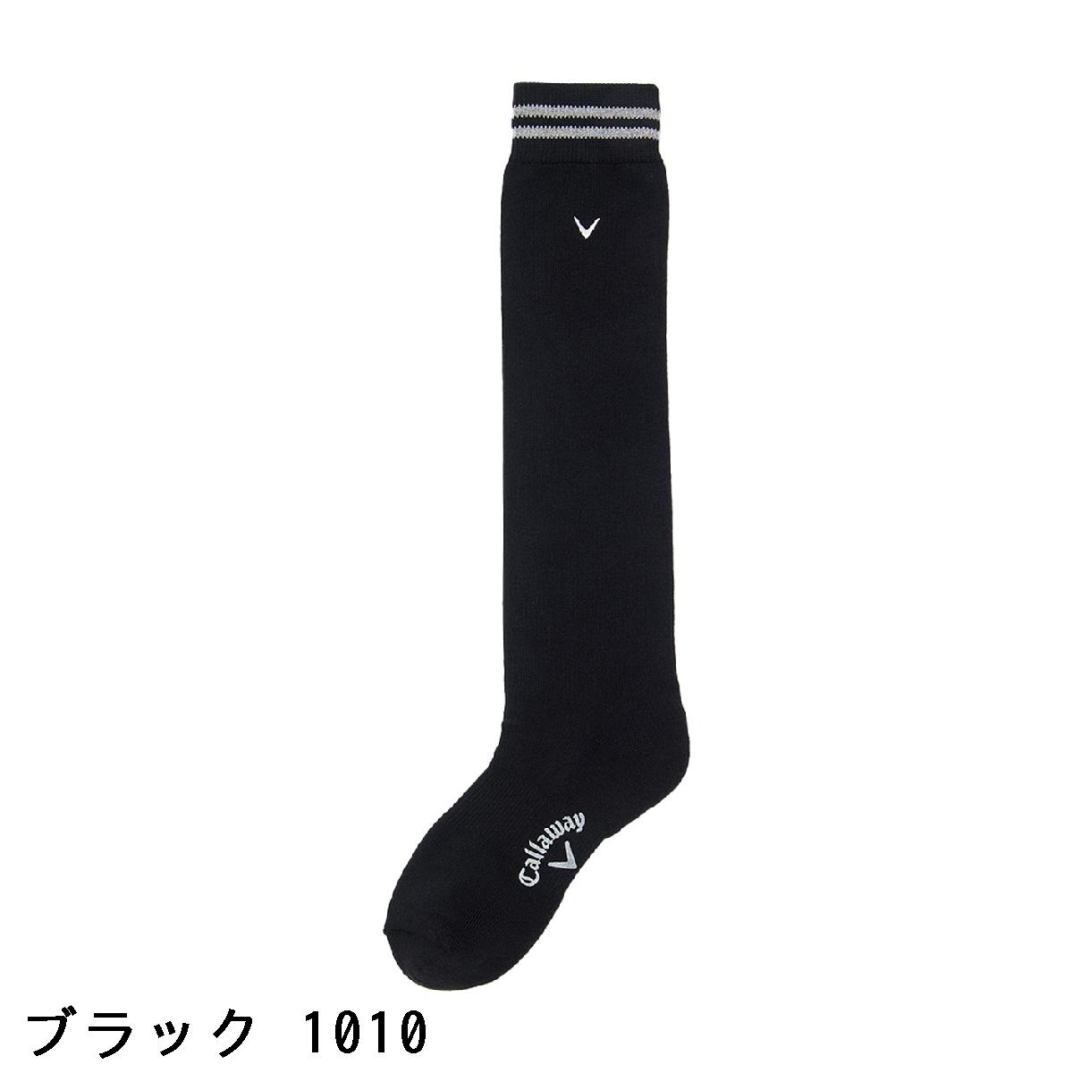 キャロウェイゴルフ　Callaway Golf　シェブロン刺繍ハイソックス　レディス