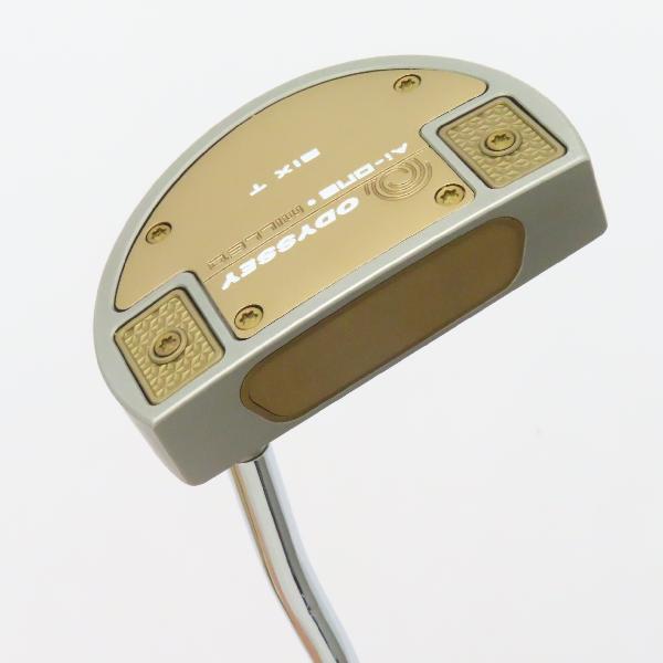 【中古】オデッセイ　AI-ONE MILLED　Ai-ONE MILLED SILVER SIX T DB パター スチールシャフト　【34】シャフト：スチールシャフトBランク　フレックス計測項目外　男性用 メンズ用　右用