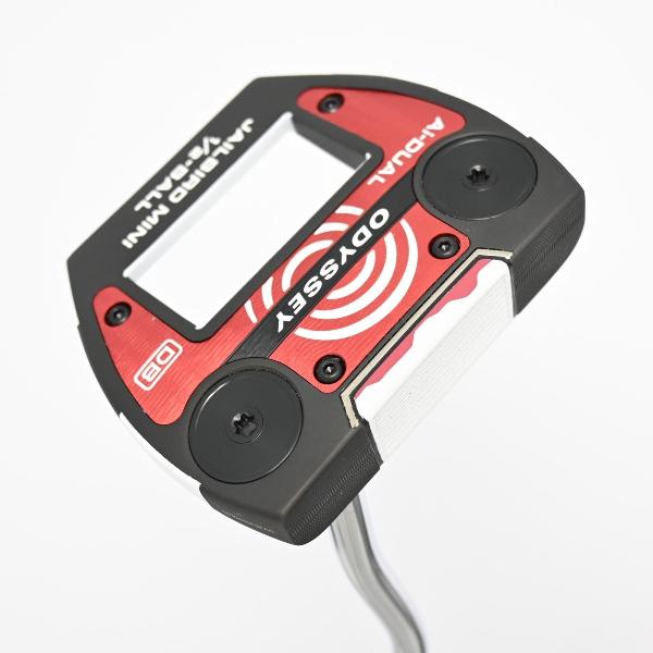 【中古】オデッセイ　Ai-DUAL　Ai-DUAL 1/2BALL JAILBIRD ミニ DB パター スチールシャフト　【33】シャフト：スチールシャフトCランク　フレックス計測項目外　男性用 メンズ用　右用