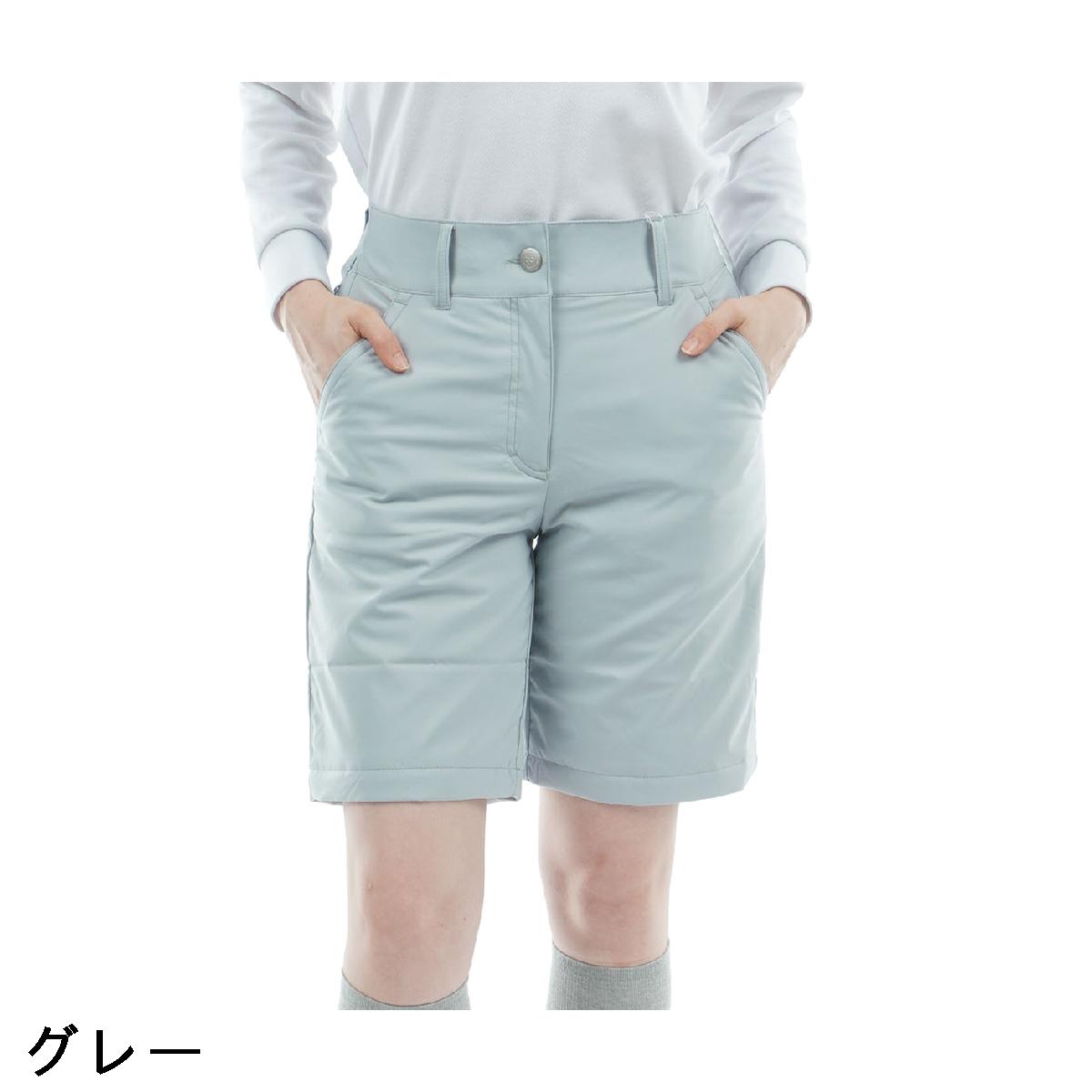 マリクレール　marie claire　ストレッチ 軽量 中綿キュロットパンツ　レディス