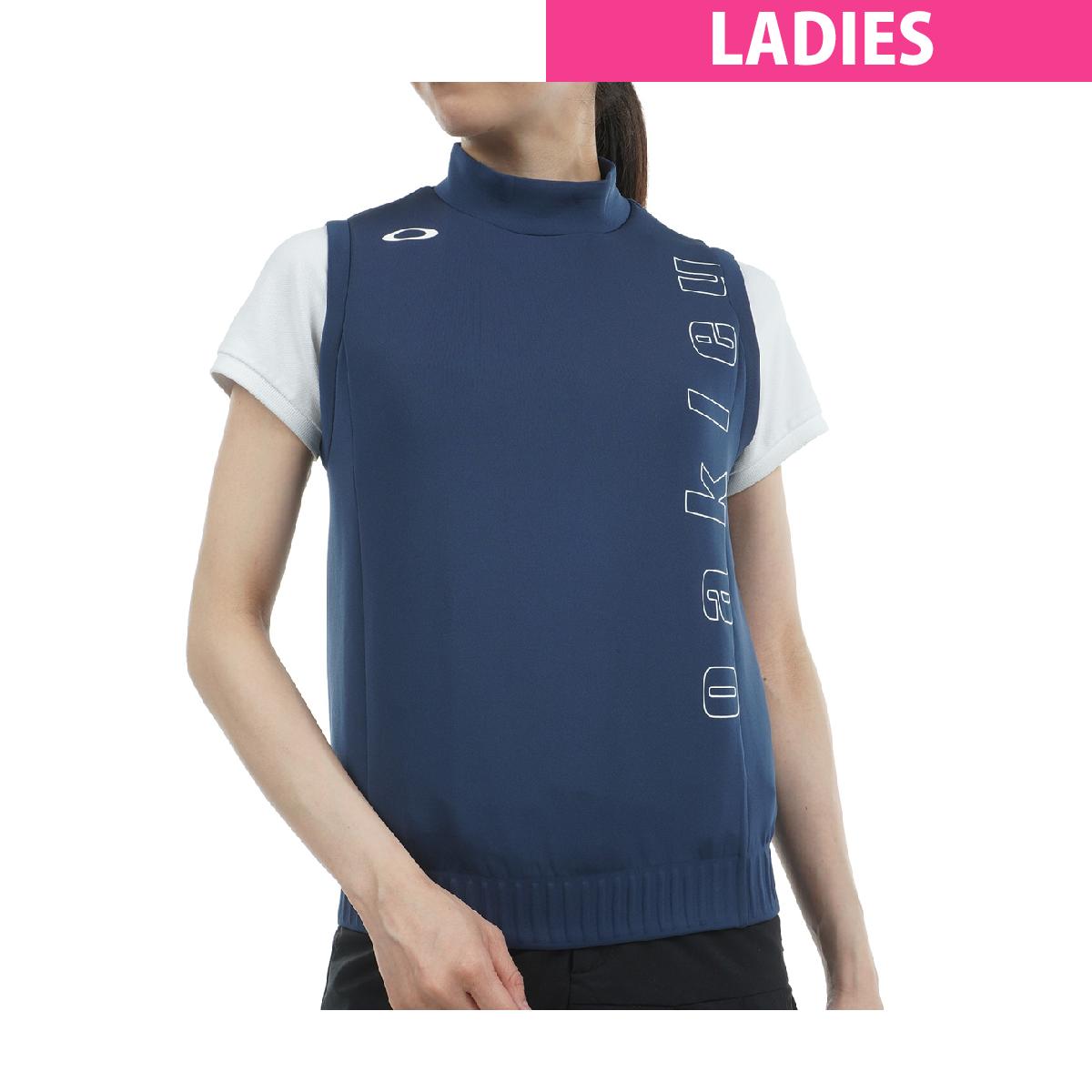 オークリー　OAKLEY　ELEVATE BULGE ストレッチ モックネックベスト　レディス