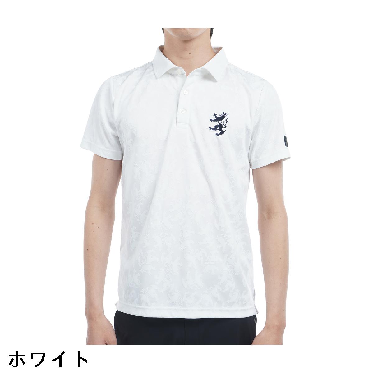 アドミラル　Admiral　ランパント ジャカード半袖ポロシャツ