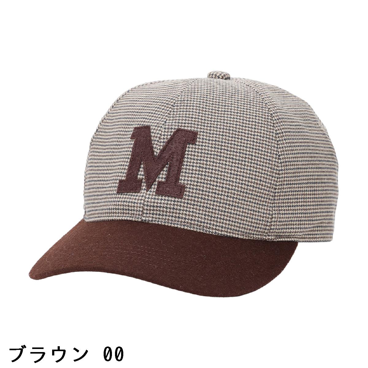 マンシングウェア　Munsingwear　Mロゴアップリケキャップ