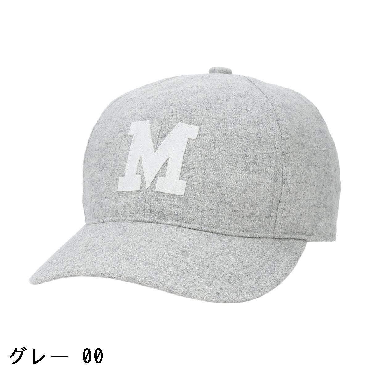 マンシングウェア　Munsingwear　Mロゴアップリケキャップ